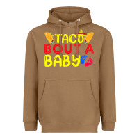 Toasted Coconut taco bout a baby pregnancy announcement cinco de mayo party t shirt Heavyweight Hoodie - linhVisuals
