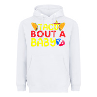 White taco bout a baby pregnancy announcement cinco de mayo party t shirt Heavyweight Hoodie - linhVisuals