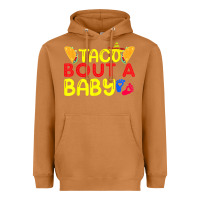Meerkat taco bout a baby pregnancy announcement cinco de mayo party t shirt Heavyweight Hoodie - linhVisuals