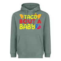 Taco Bout A Baby Pregnancy Announcement Cinco De Mayo Party T Shirt Heavyweight Hoodie | Teevron