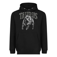 Black taurus zodiac sign horoscope may astrology t shirt Heavyweight Hoodie - linhVisuals