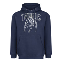 Navy taurus zodiac sign horoscope may astrology t shirt Heavyweight Hoodie - linhVisuals