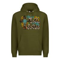 Army Green let me tell you about my jesus Premium Hoodie - RacoonDesign