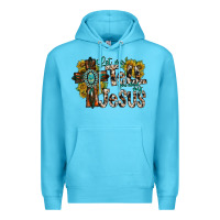 Ocean Blue let me tell you about my jesus Premium Hoodie - RacoonDesign