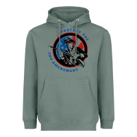 Sage american patriot Heavyweight Hoodie - linhVisuals