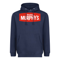Navy papa murphy's Heavyweight Hoodie - linhVisuals