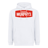 White papa murphy's Heavyweight Hoodie - linhVisuals