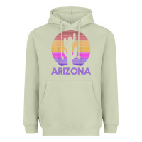 Matcha arizona   vintage retro cactus souvenir gift t shirt Heavyweight Hoodie - linhVisuals