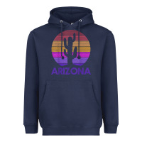 Arizona   Vintage Retro Cactus Souvenir Gift T Shirt Heavyweight Hoodie | Teevron