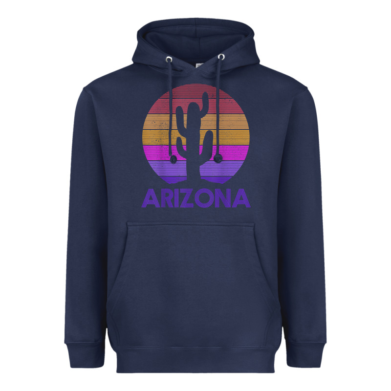 Arizona   Vintage Retro Cactus Souvenir Gift T Shirt Heavyweight Hoodie by linhVisuals | Teevron