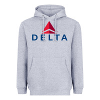 Heather Grey DELTA Heavyweight Hoodie - linhVisuals