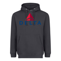 Smoke DELTA Heavyweight Hoodie - linhVisuals