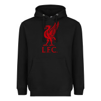 Black LIVERPOOL TEAM Heavyweight Hoodie - linhVisuals
