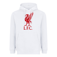 White LIVERPOOL TEAM Heavyweight Hoodie - linhVisuals