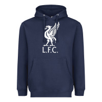 Navy LIVERPOOL CLUB Heavyweight Hoodie - linhVisuals