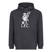 Smoke LIVERPOOL CLUB POPULAR Heavyweight Hoodie - linhVisuals