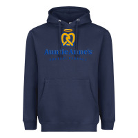 Navy auntie anne's Heavyweight Hoodie - linhVisuals