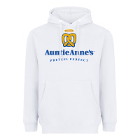 White auntie anne's Heavyweight Hoodie - linhVisuals