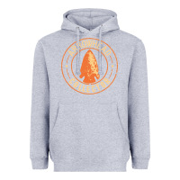 Heather Grey arrowhead collector essential Heavyweight Hoodie - linhVisuals