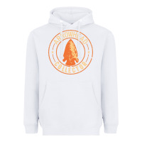 White arrowhead collector essential Heavyweight Hoodie - linhVisuals