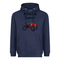 Navy mountain explorer Heavyweight Hoodie - linhVisuals