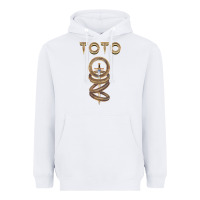 White TOTO ROCK Heavyweight Hoodie - linhVisuals