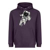 Plum astronaut in the space Heavyweight Hoodie - linhVisuals