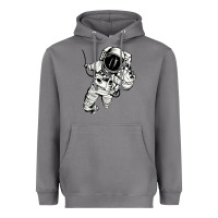 Storm astronaut in the space Heavyweight Hoodie - linhVisuals