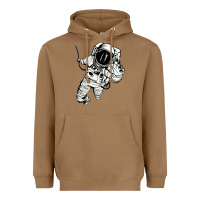Toasted Coconut astronaut in the space Heavyweight Hoodie - linhVisuals