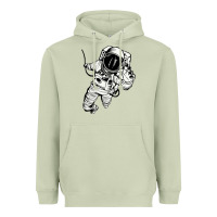 Matcha astronaut in the space Heavyweight Hoodie - linhVisuals