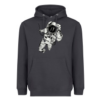Smoke astronaut in the space Heavyweight Hoodie - linhVisuals
