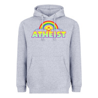 Heather Grey atheist2 Heavyweight Hoodie - linhVisuals
