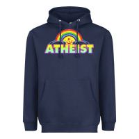Navy atheist2 Heavyweight Hoodie - linhVisuals