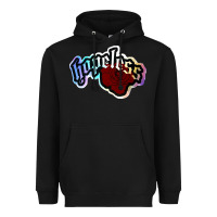 Black holographic halsey hopeless fountai Heavyweight Hoodie - linhVisuals