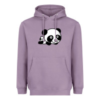 Lavender baby panda bear Heavyweight Hoodie - linhVisuals