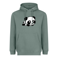 Baby Panda Bear Heavyweight Hoodie | Teevron