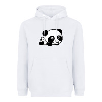 White baby panda bear Heavyweight Hoodie - linhVisuals