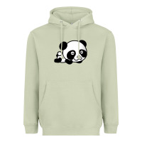 Matcha baby panda bear Heavyweight Hoodie - linhVisuals