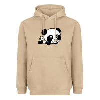 Mushroom baby panda bear Heavyweight Hoodie - linhVisuals