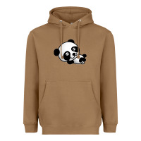 Toasted Coconut baby panda bear Heavyweight Hoodie - linhVisuals