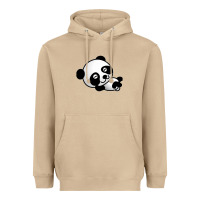 Mushroom baby panda bear Heavyweight Hoodie - linhVisuals