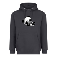 Smoke baby panda bear Heavyweight Hoodie - linhVisuals