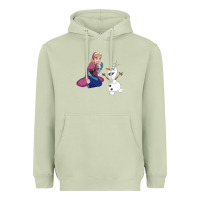 Matcha olaf and  elsa Heavyweight Hoodie - linhVisuals
