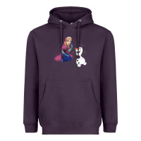 Plum olaf and  elsa Heavyweight Hoodie - linhVisuals