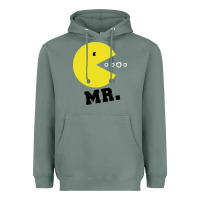 Sage Mr Pacman Heavyweight Hoodie - linhVisuals