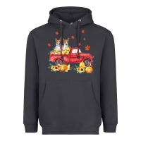 Smoke basenji pumpkin truck fall leaf thanksgiving halloween Heavyweight Hoodie - linhVisuals