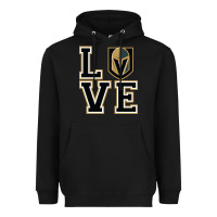 Black the love golden knight Heavyweight Hoodie - linhVisuals