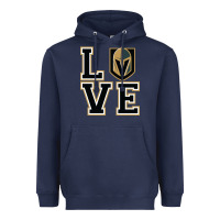 Navy the love golden knight Heavyweight Hoodie - linhVisuals