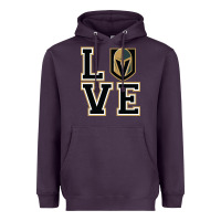 Plum the love golden knight Heavyweight Hoodie - linhVisuals