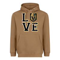 Toasted Coconut the love golden knight Heavyweight Hoodie - linhVisuals